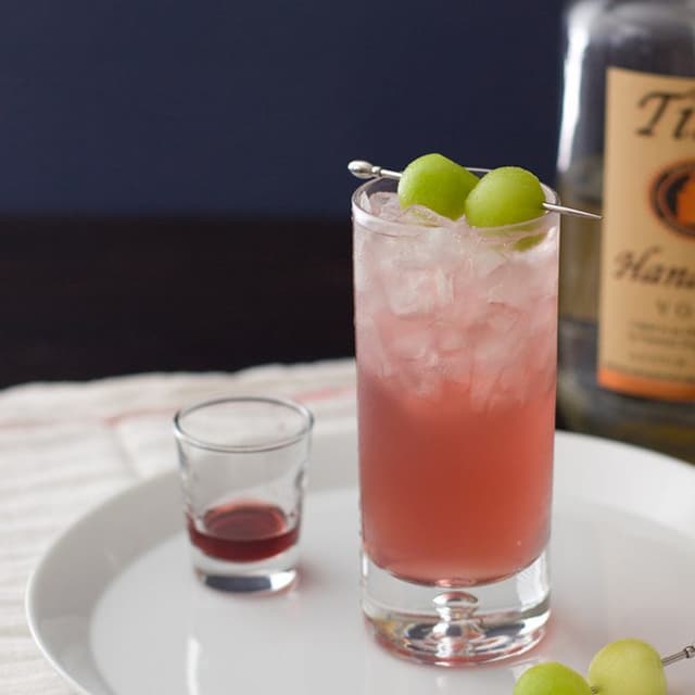 Photo of a Zima Blaster cocktail